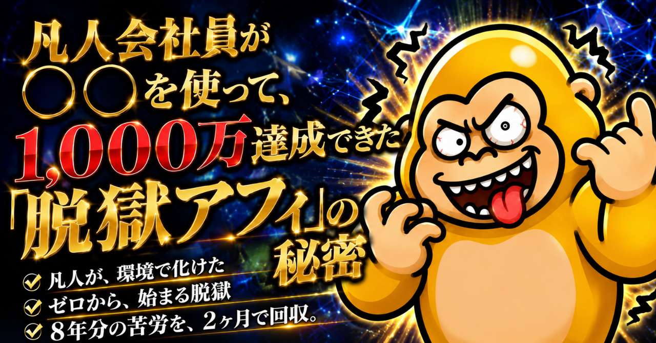 特典②脱獄アフィの秘密